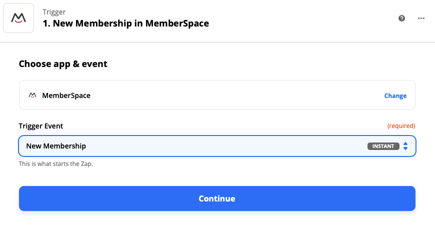 New Membership in MemberSpace