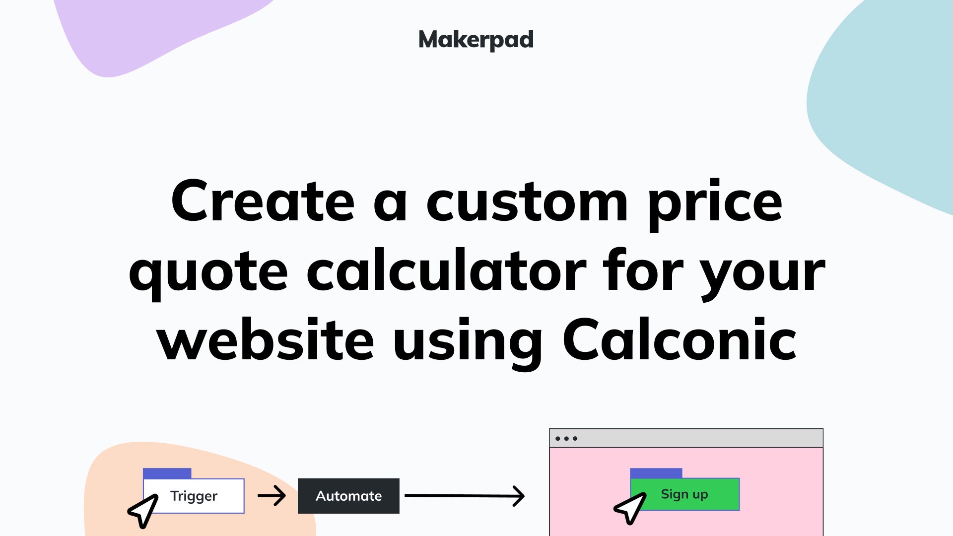 Create a custom price quote calculator for your website using Calconic