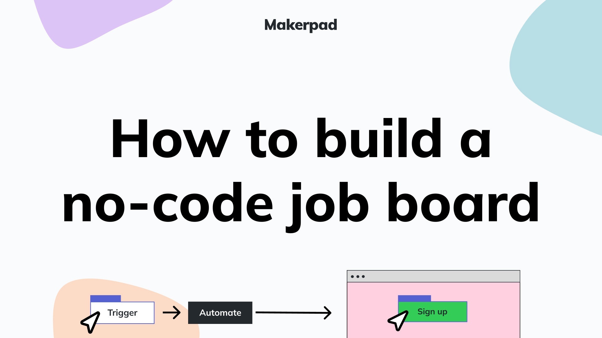 How to build a no-code job board