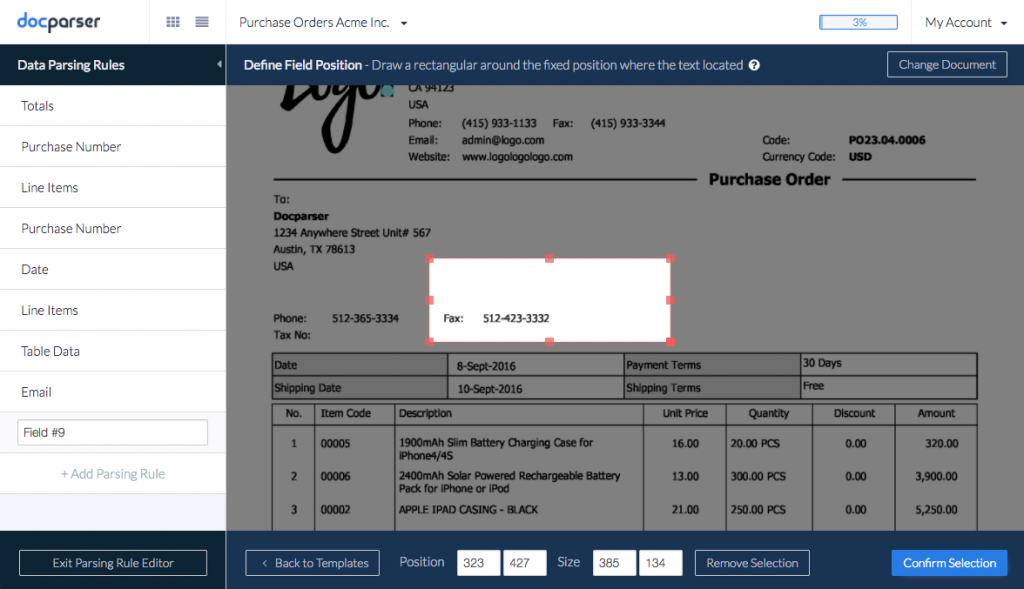 Extract Data from PDF with Zone OCR Technology