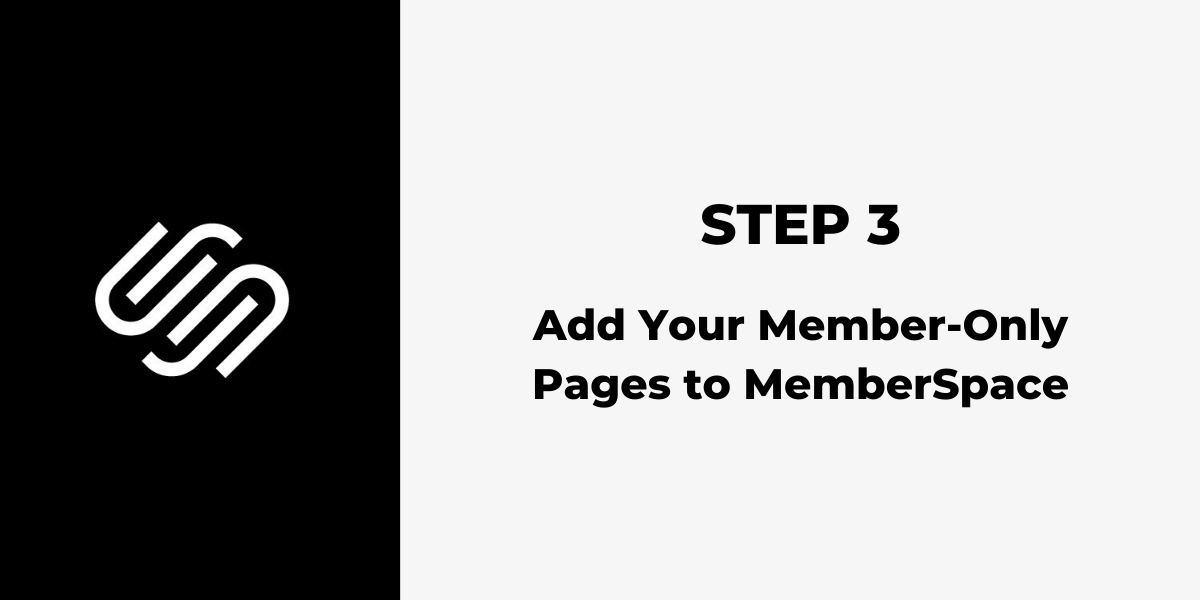 Squarespace Membership Site - Step 3