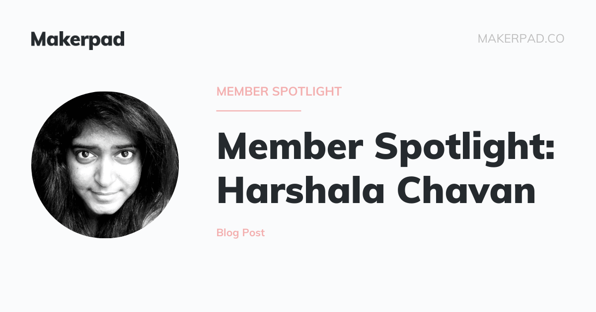 Member Spotlight: Harshala Chavan