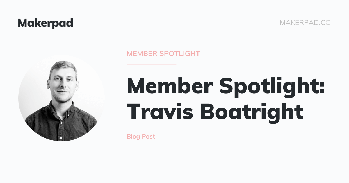 Member Spotlight: Travis Boatright